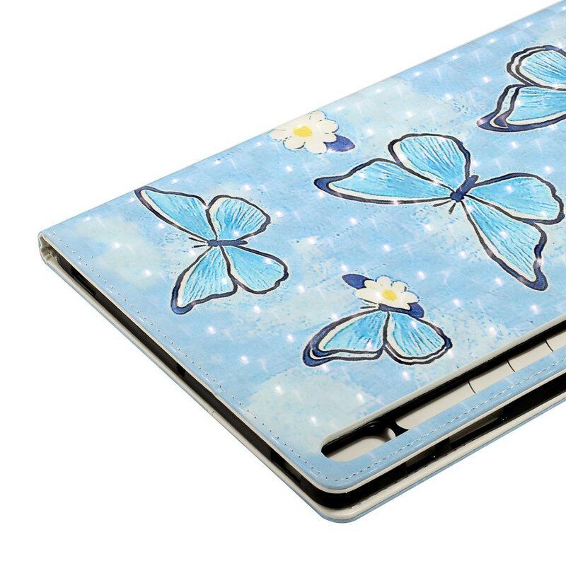 Flip Case Für Samsung Galaxy Tab S8 Plus / Tab S7 Plus Schmetterlingsfee