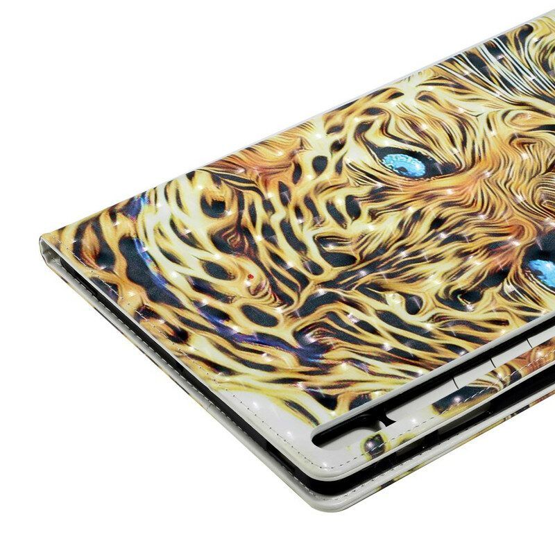 Flip Case Für Samsung Galaxy Tab S8 Plus / Tab S7 Plus Tiger-kunst