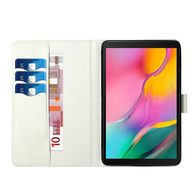 Flip Case Für Samsung Galaxy Tab S8 Plus / Tab S7 Plus Tiger-kunst