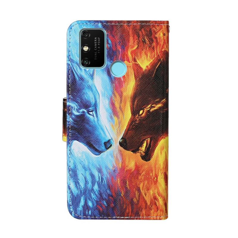 Lederhüllen Honor 9A Wolf Aus Eis Und Feuer