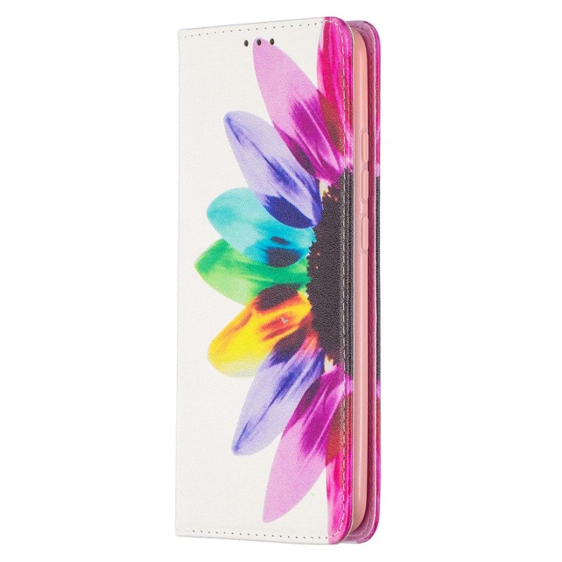 Flip Case Xiaomi Redmi 9C Aquarellblume