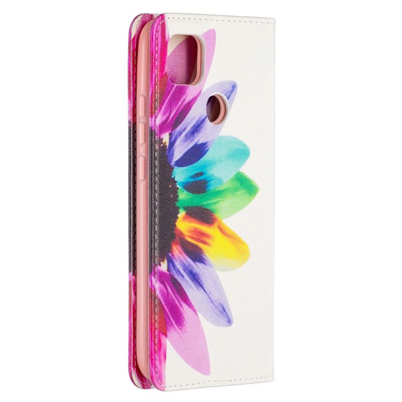 Flip Case Xiaomi Redmi 9C Aquarellblume