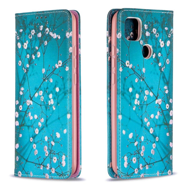 Flip Case Xiaomi Redmi 9C Blühende Zweige