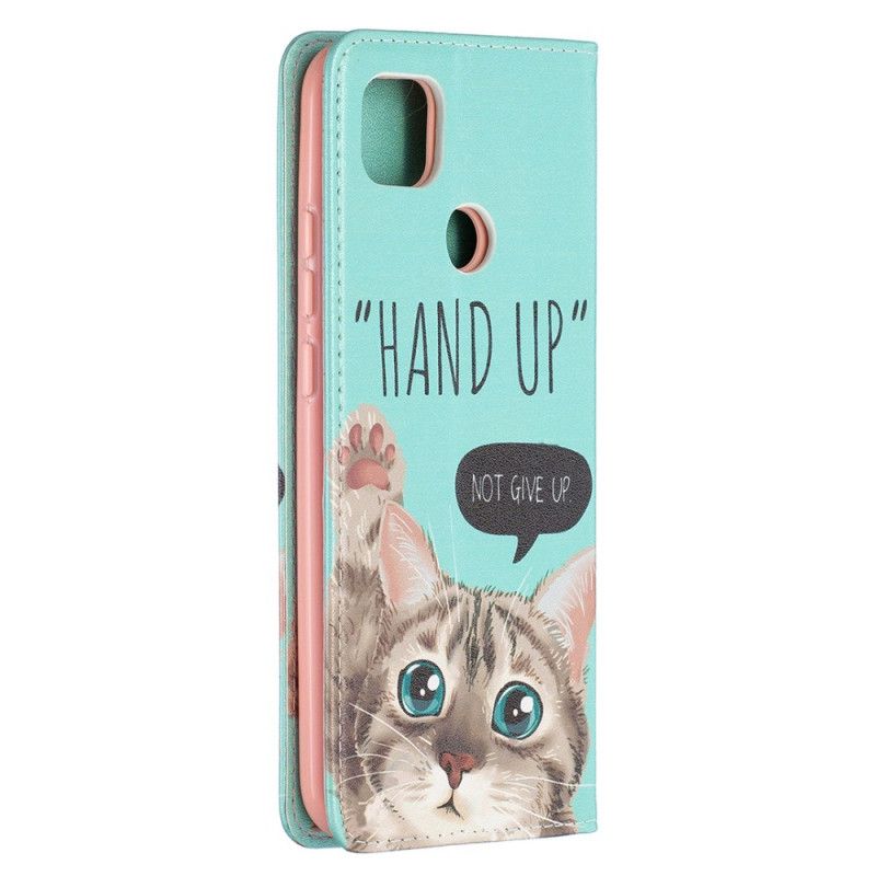 Flip Case Xiaomi Redmi 9C Hand Hoch