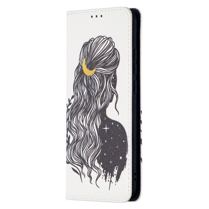 Flip Case Xiaomi Redmi 9C Hübsches Haar