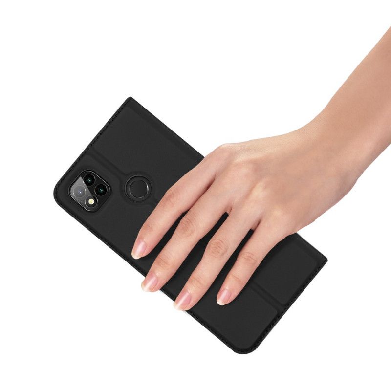 Flip Case Xiaomi Redmi 9C Schwarz Haut Der Dux Ducis Pro-Serie