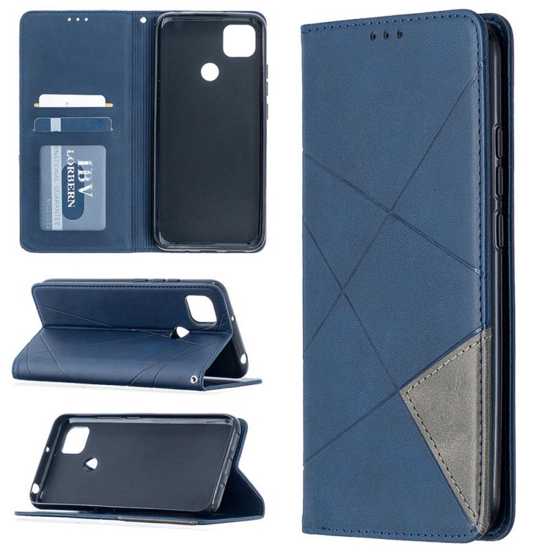 Flip Case Xiaomi Redmi 9C Schwarz Künstlerstil