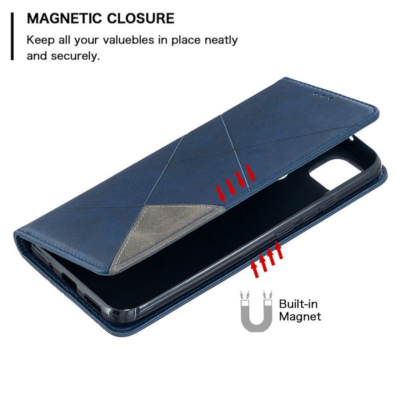 Flip Case Xiaomi Redmi 9C Schwarz Künstlerstil