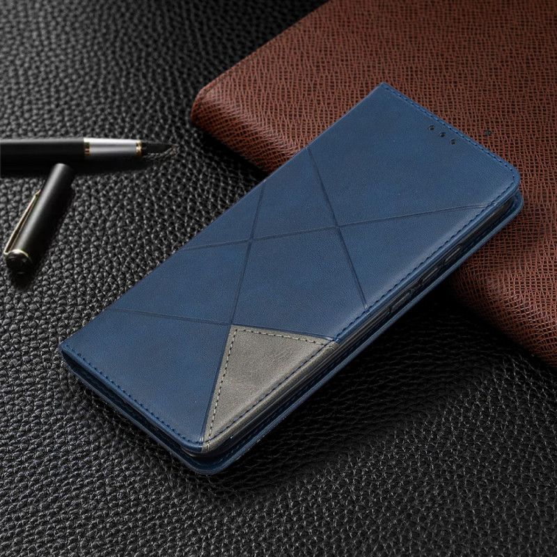 Flip Case Xiaomi Redmi 9C Schwarz Künstlerstil