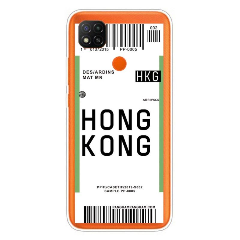 Hülle Für Xiaomi Redmi 9C Bordkarte Nach Hongkong