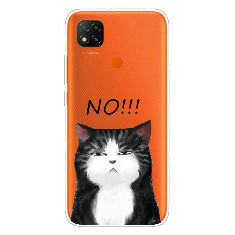 Hülle Xiaomi Redmi 9C Die Katze. Die Nein Sagt