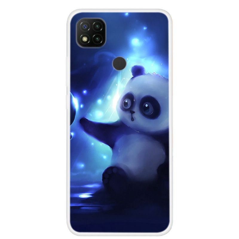 Hülle Xiaomi Redmi 9C Handyhülle Panda Im Weltraum