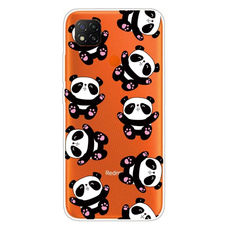 Hülle Xiaomi Redmi 9C Handyhülle Top-Spaß-Pandas