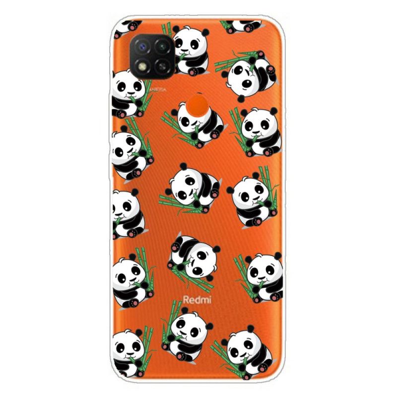 Hülle Xiaomi Redmi 9C Kleine Pandas