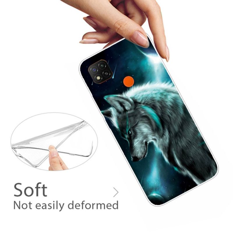 Hülle Xiaomi Redmi 9C Königlicher Wolf