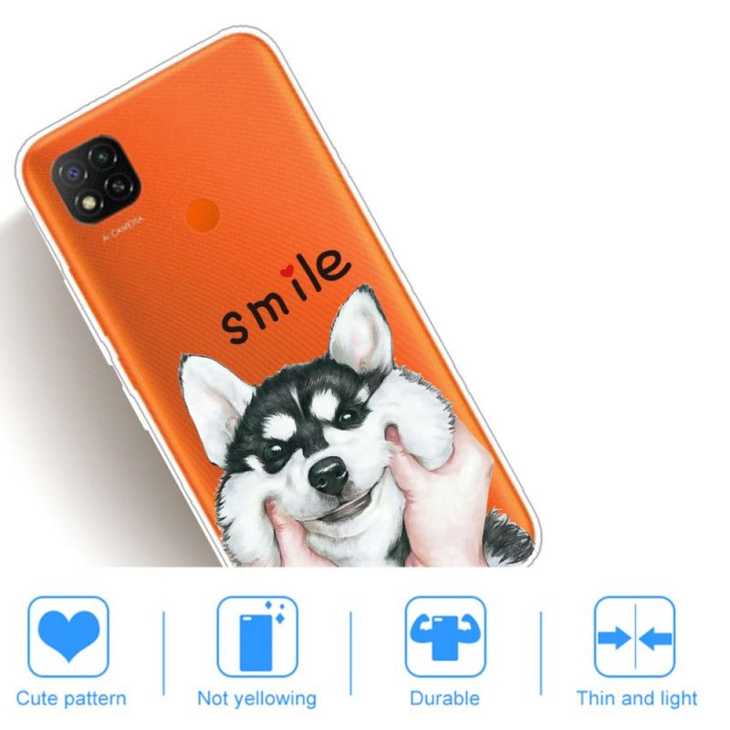 Hülle Xiaomi Redmi 9C Lächeln Hund