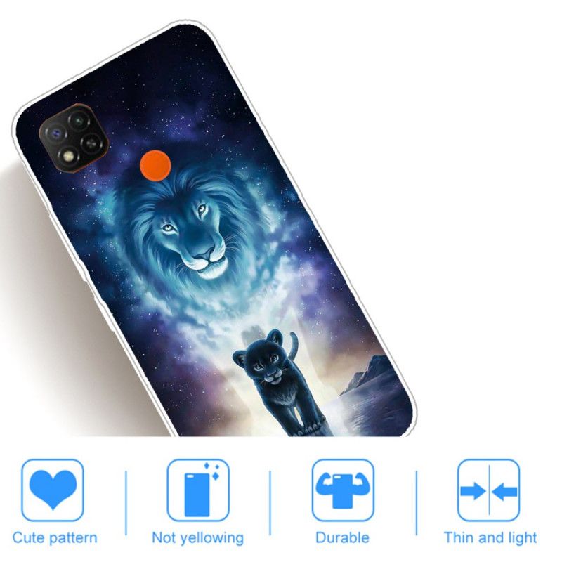 Hülle Xiaomi Redmi 9C Löwenbaby