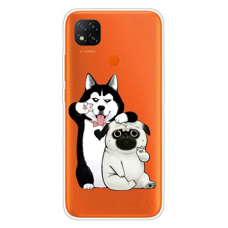 Hülle Xiaomi Redmi 9C Lustige Hunde
