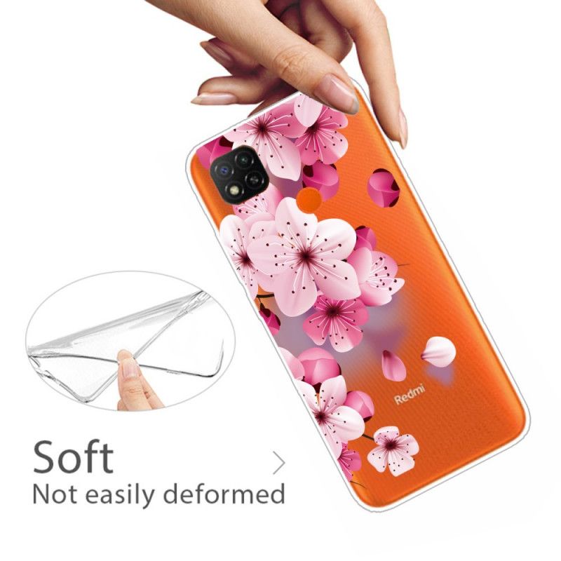 Hülle Xiaomi Redmi 9C Premium Blumen