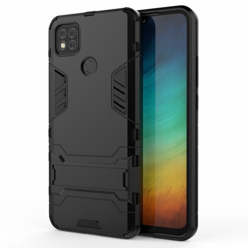 Hülle Xiaomi Redmi 9C Schwarz Extrem Widerstandsfähige Zunge