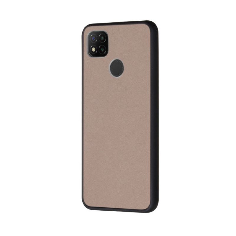 Hülle Xiaomi Redmi 9C Schwarz Hybrid Mit Farbigen Kanten