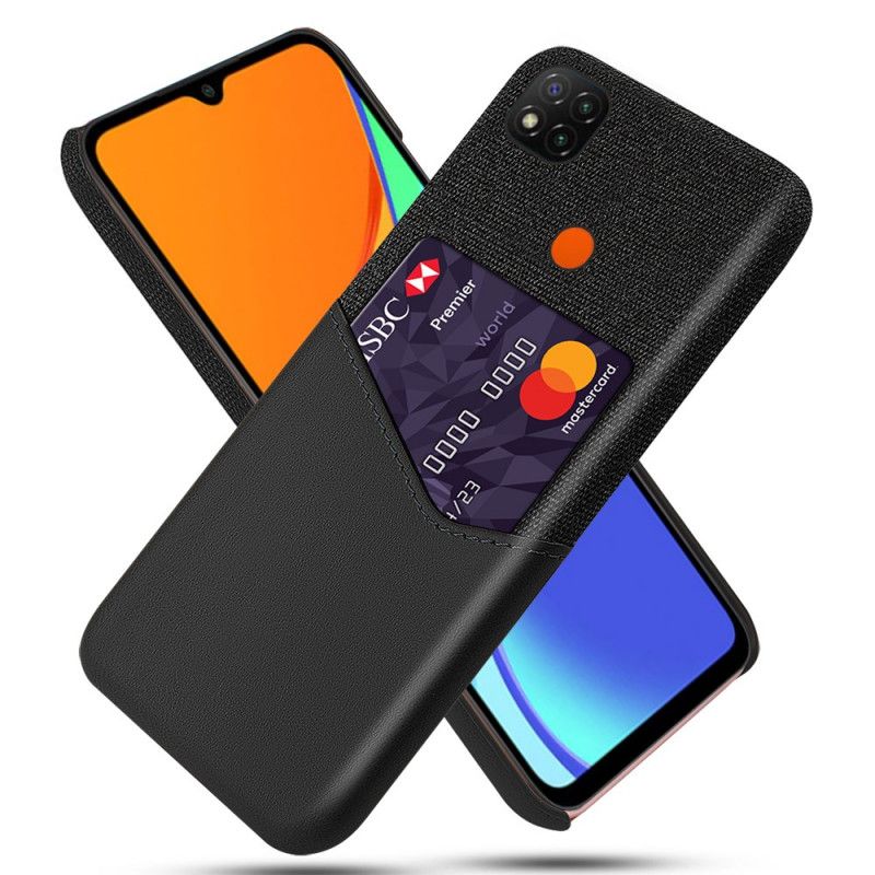 Hülle Xiaomi Redmi 9C Schwarz Ksq Karteninhaber