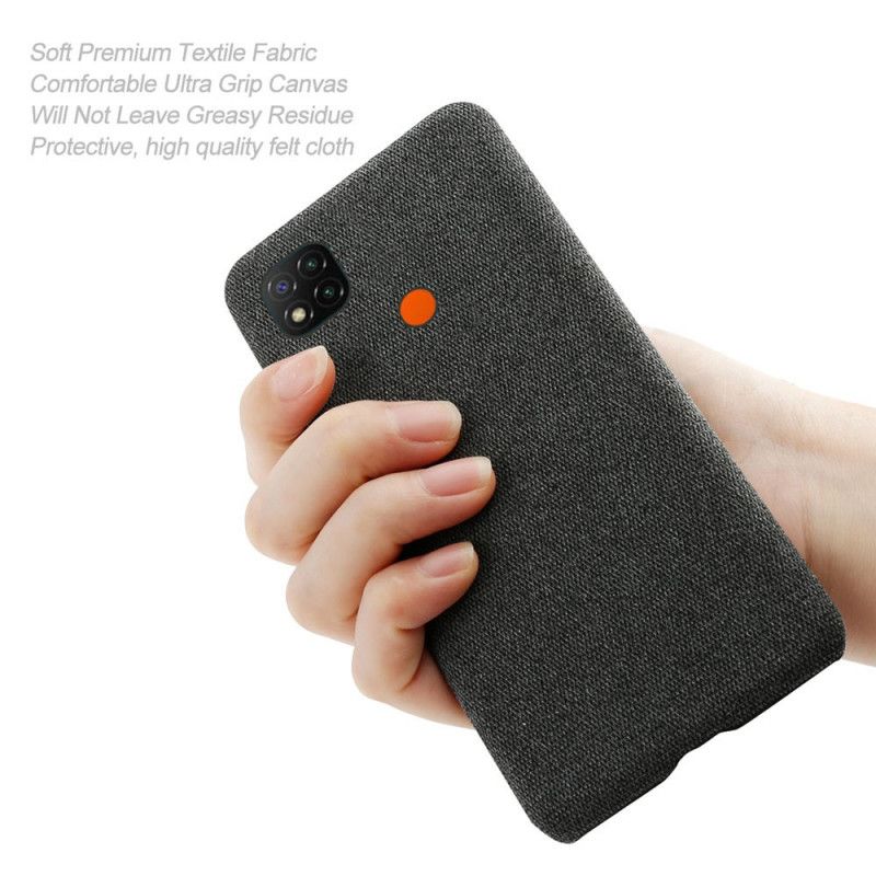 Hülle Xiaomi Redmi 9C Schwarz Ksq Schicker Stoff