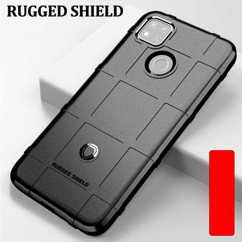 Hülle Xiaomi Redmi 9C Schwarz Robuster Schild