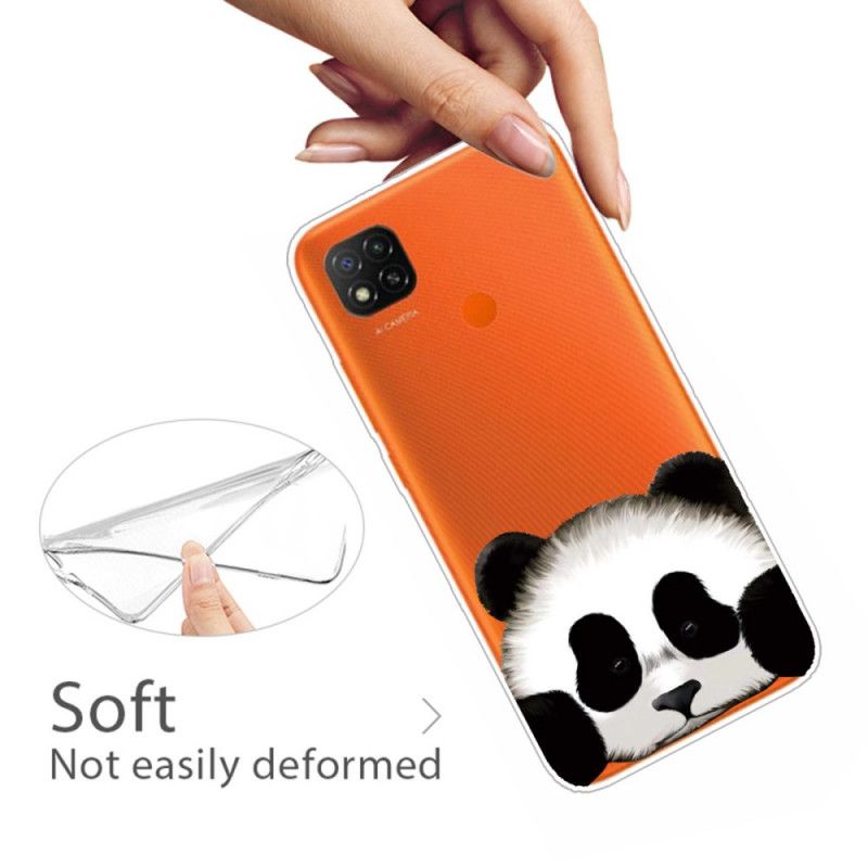 Hülle Xiaomi Redmi 9C Transparenter Panda