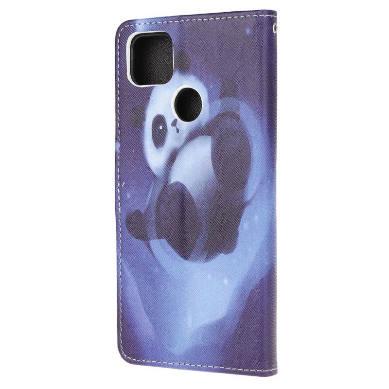 Lederhüllen Für Xiaomi Redmi 9C Panda-Raum Mit Tanga