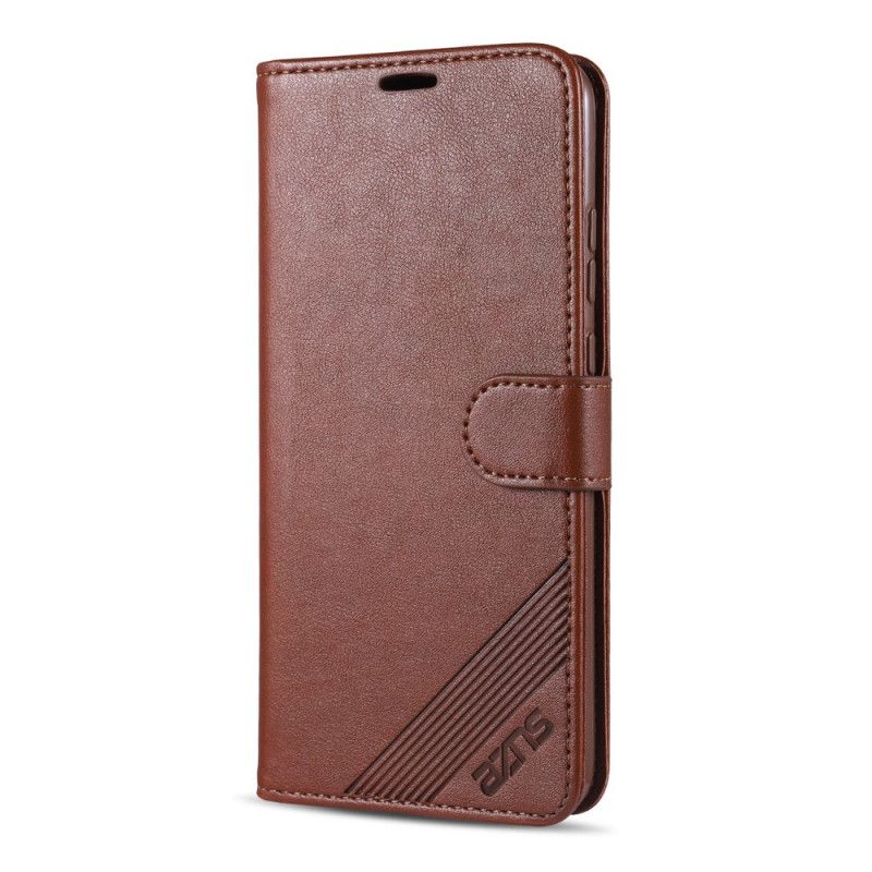 Lederhüllen Für Xiaomi Redmi 9C Schwarz Kunstleder-Azns