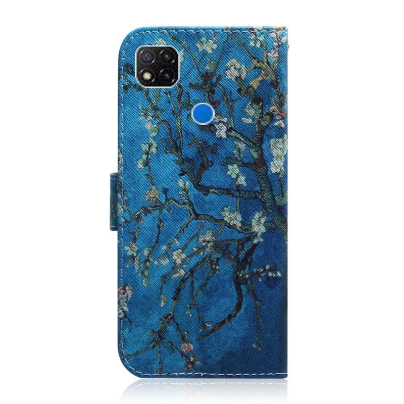 Lederhüllen Xiaomi Redmi 9C Blühender Ast