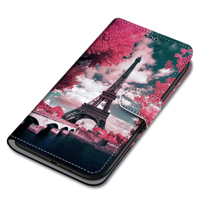 Lederhüllen Xiaomi Redmi 9C Eiffelturm Im Sommer