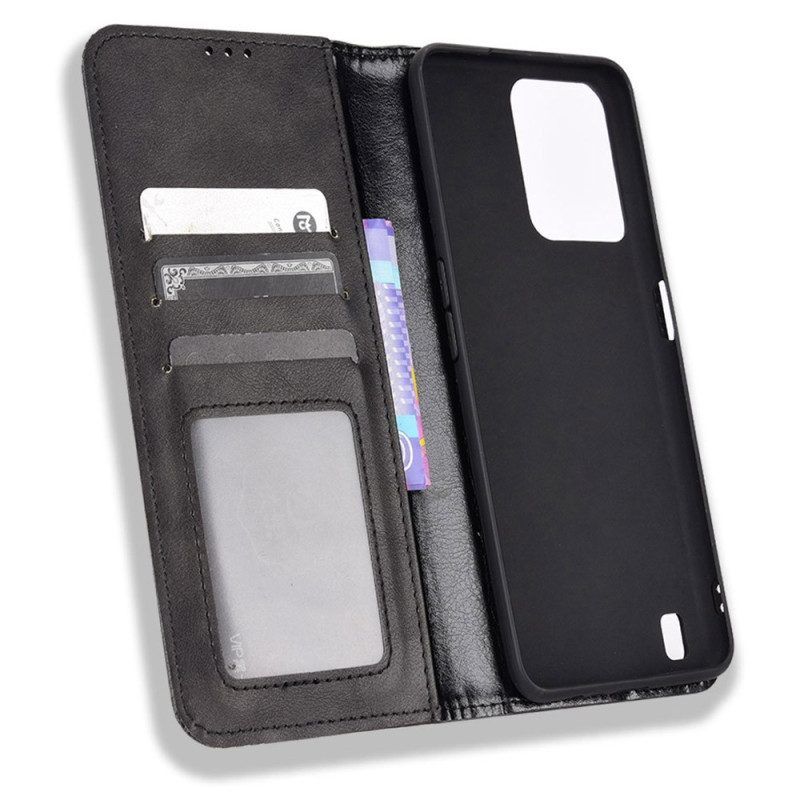 Flip Case Für Realme C31 Eleganz