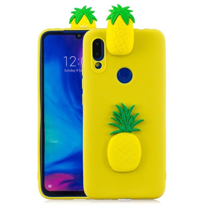 Hülle Für Xiaomi Redmi Note 7 3D Ananas