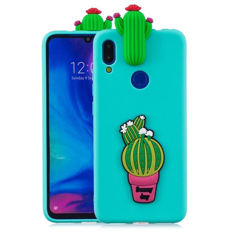 Hülle Für Xiaomi Redmi Note 7 3D-Kaktus-Wahnsinn