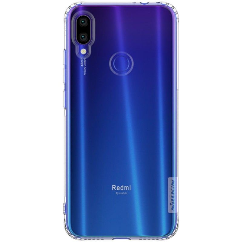 Hülle Für Xiaomi Redmi Note 7 Grau Transparenter Nillkin