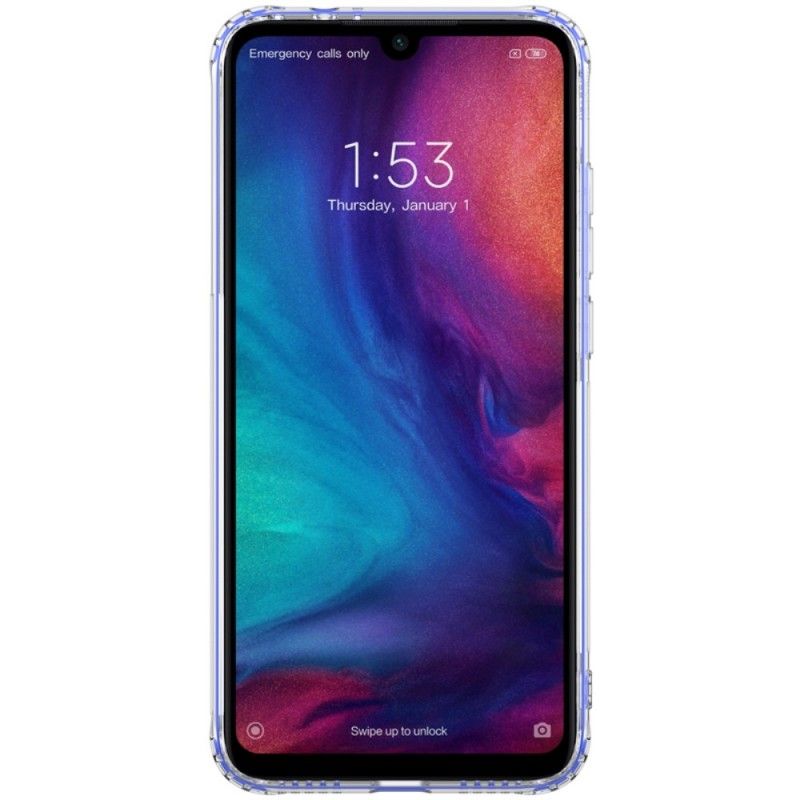 Hülle Für Xiaomi Redmi Note 7 Grau Transparenter Nillkin