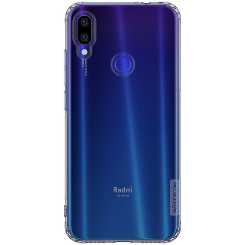 Hülle Für Xiaomi Redmi Note 7 Grau Transparenter Nillkin