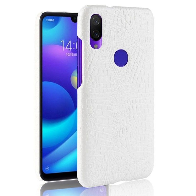 Hülle Für Xiaomi Redmi Note 7 Schwarz Krokodilhauteffekt