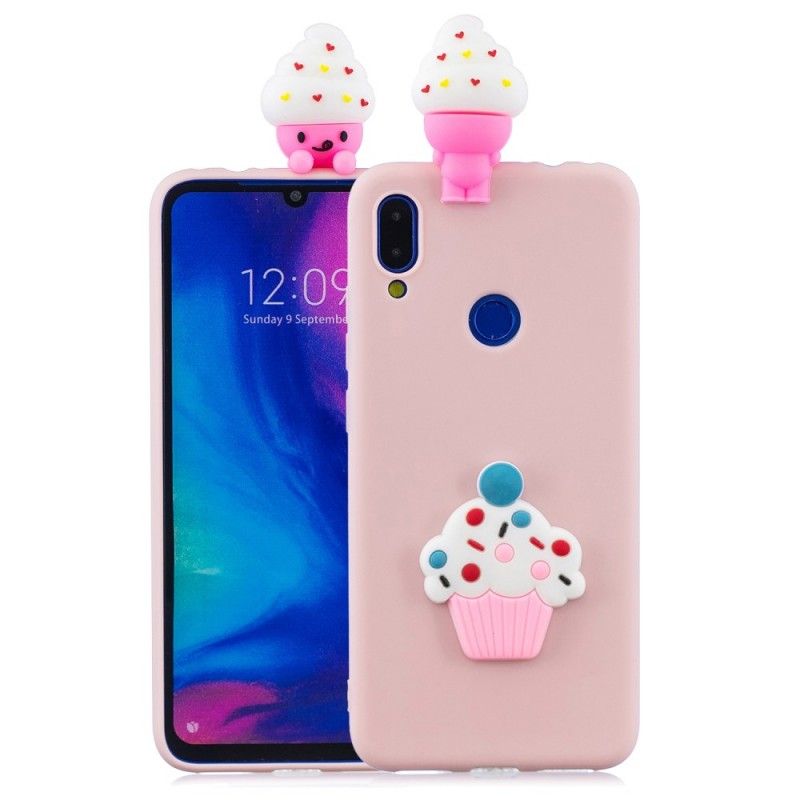 Hülle Xiaomi Redmi Note 7 3D Tasse Kuchen