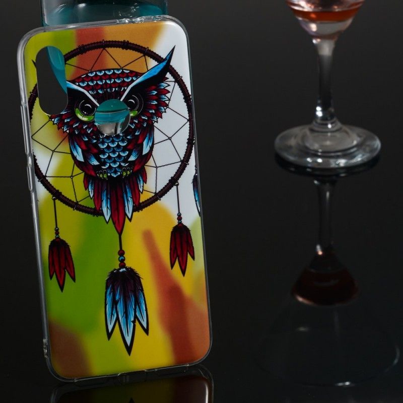 Hülle Xiaomi Redmi Note 7 Fluoreszierender Eulentraumfänger