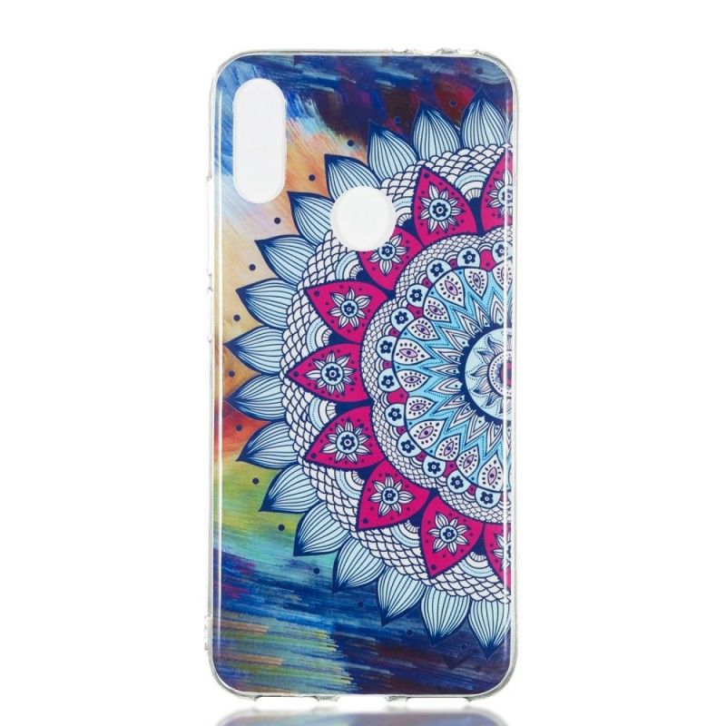 Hülle Xiaomi Redmi Note 7 Fluoreszierendes Farbiges Mandala