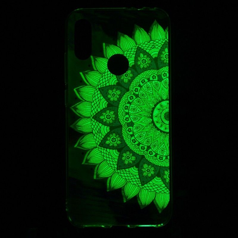 Hülle Xiaomi Redmi Note 7 Fluoreszierendes Farbiges Mandala