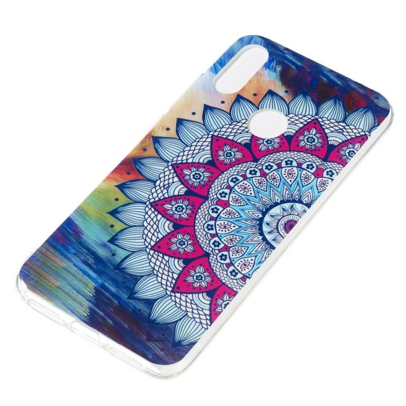 Hülle Xiaomi Redmi Note 7 Fluoreszierendes Farbiges Mandala