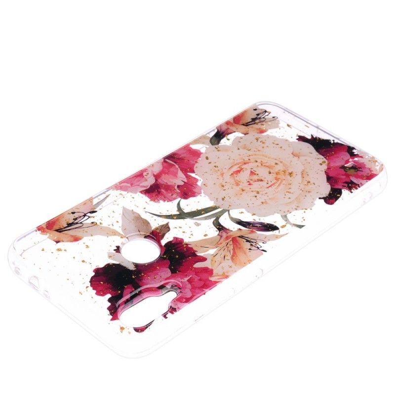 Hülle Xiaomi Redmi Note 7 Handyhülle Transparente Schöne Blumensträuße