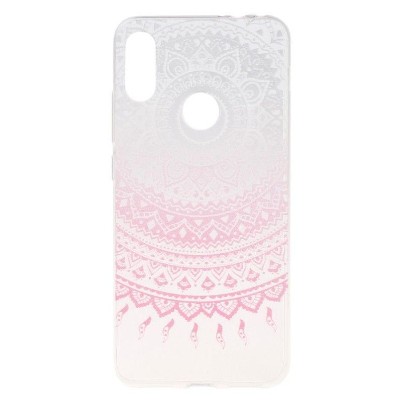 Hülle Xiaomi Redmi Note 7 Rose Transparentes Buntes Mandala