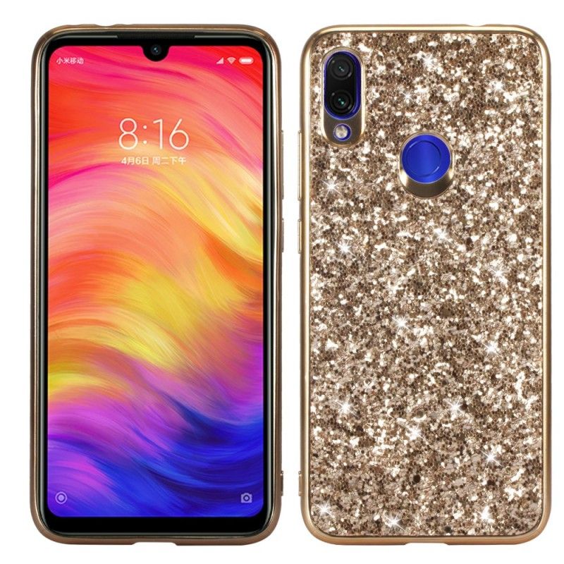 Hülle Xiaomi Redmi Note 7 Rot Ich Bin Glitzernd