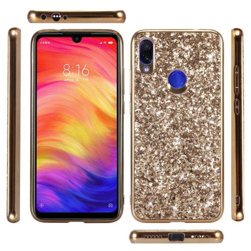 Hülle Xiaomi Redmi Note 7 Rot Ich Bin Glitzernd