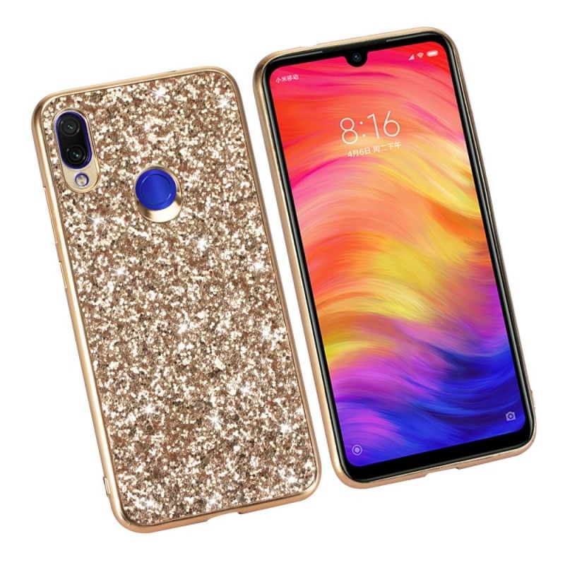 Hülle Xiaomi Redmi Note 7 Rot Ich Bin Glitzernd